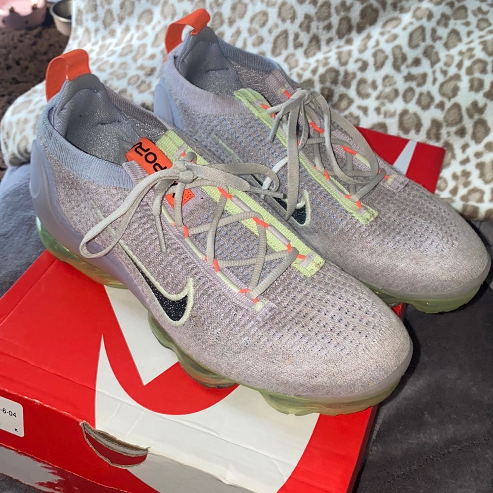 Nike VaporMax Flyknit Light Bone Lime Ice 2021 Nike Air